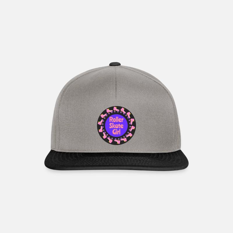 Roller Skate Fille / Chaussures Roller Filles - Casquette snapback - gris graphite/noir