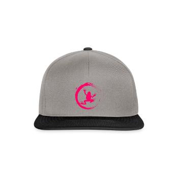 grenouille - Casquette snapback - gris graphite/noir - Devant