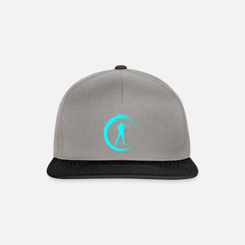 Biathlon - Snapback Cap - Graphit/Schwarz