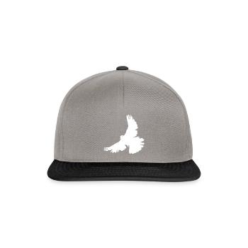 DOVE PAIX PAIX HIPPIE LOVE BRIEFTAUBE - Casquette snapback - gris graphite/noir - Devant