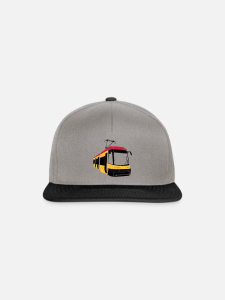 Straßenbahn 120 - Snapback Cap - Graphit/Schwarz
