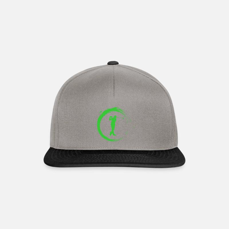 Golfer - Snapback Cap - Graphit/Schwarz