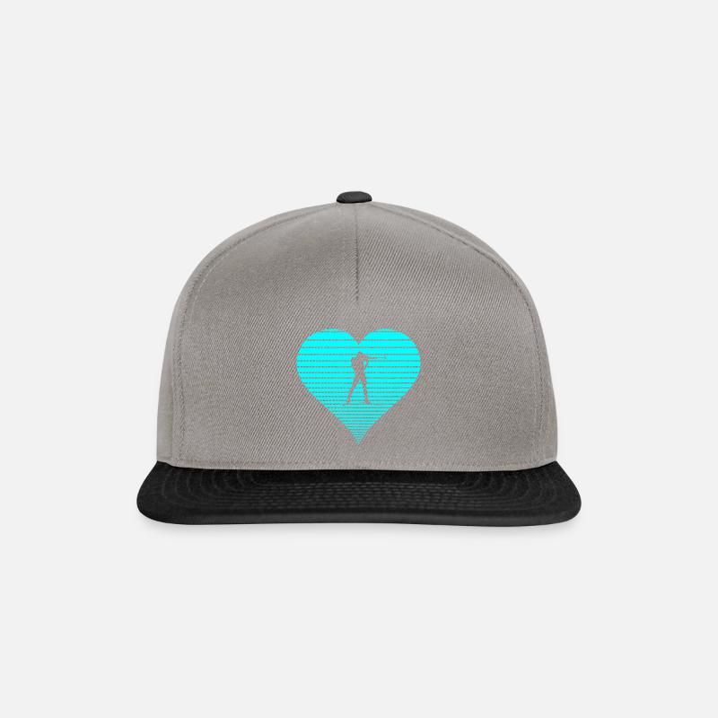 biathlon - Casquette snapback - gris graphite/noir