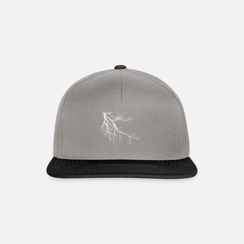 Light On 2 - Casquette snapback - gris graphite/noir