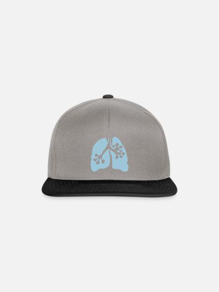 Lunge 1 2 - Snapback Cap - Graphit/Schwarz
