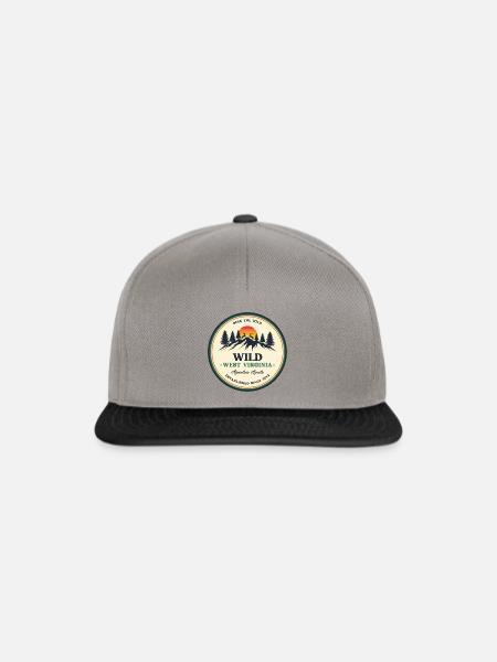 Wild West Virginia - Snapback Cap - Graphit/Schwarz