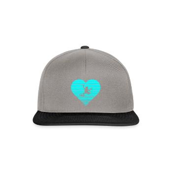 grenouille - Casquette snapback - gris graphite/noir - Devant