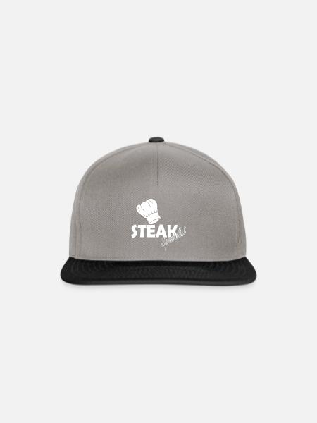 Steak - Snapback Cap - Graphit/Schwarz