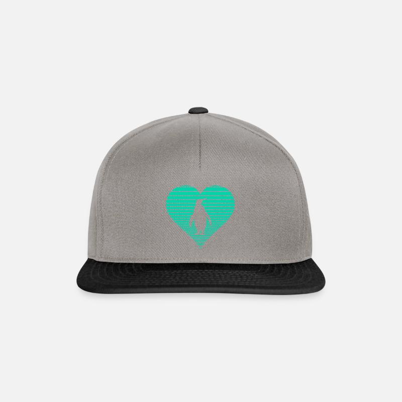 Pinguin - Snapback Cap - Graphit/Schwarz