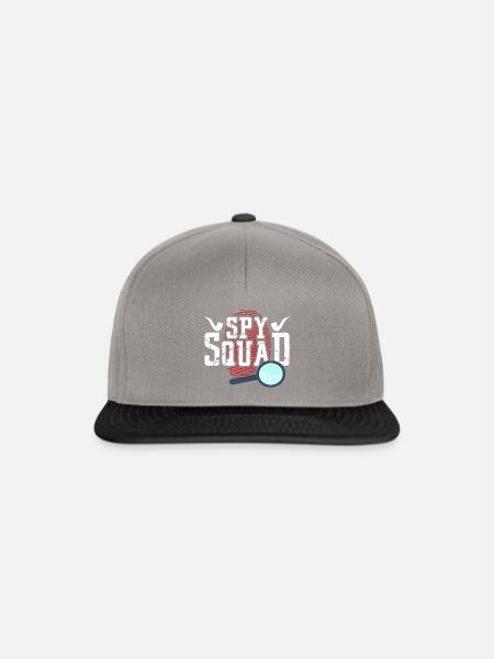 Spy Squad - Snapback Cap - Graphit/Schwarz