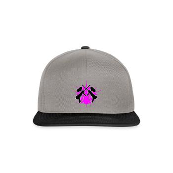 Paintball - Casquette snapback - gris graphite/noir - Devant