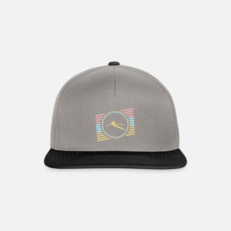 Rudern - Snapback Cap - Graphit/Schwarz