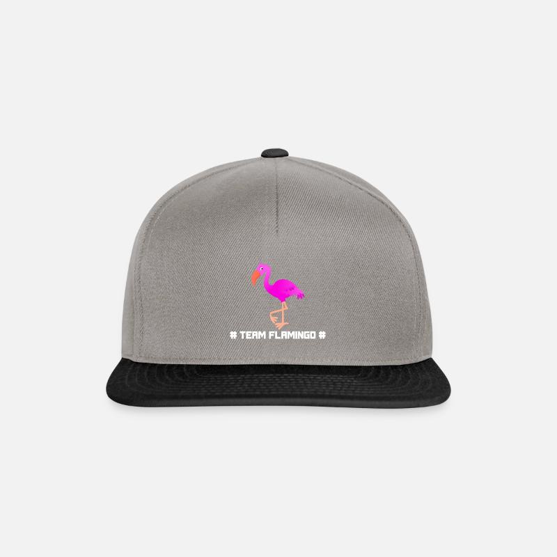 Team Flamingo - Snapback Cap - Graphit/Schwarz