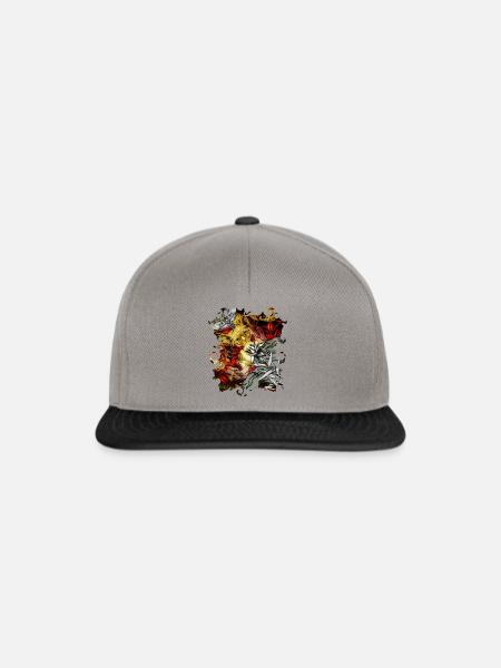 Vierte Mischung - Snapback Cap - Graphit/Schwarz