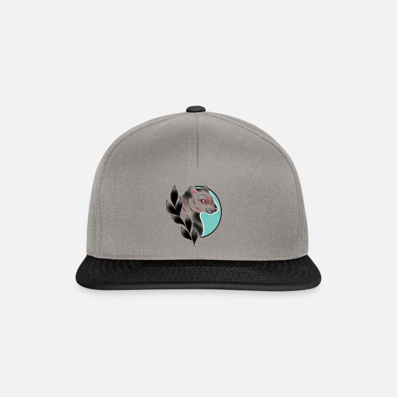 kunn - Casquette snapback - gris graphite/noir