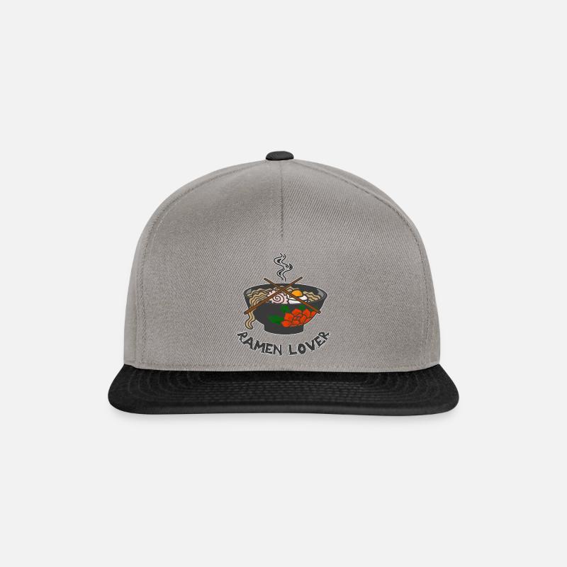Ramen Lover - Snapback Cap - Graphit/Schwarz