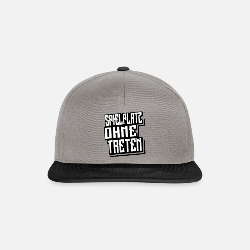 PLAYGROUND - Snapback Cap - graphite/black