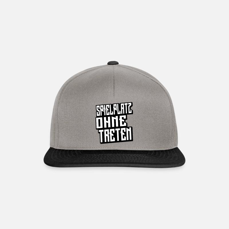 Spielplatz v2 - Snapback Cap - Graphit/Schwarz
