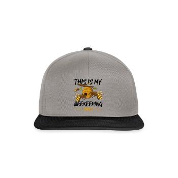 Apiculture Honey Summer Beekeeper - Casquette snapback - gris graphite/noir - Devant