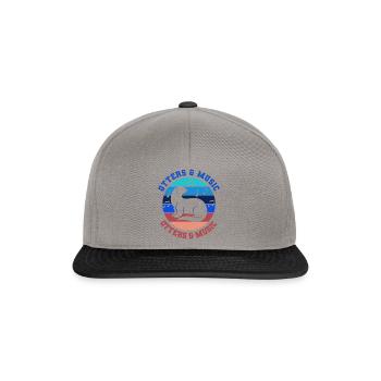 Otter, dicton ironique, musicien, école de - Casquette snapback - gris graphite/noir - Devant