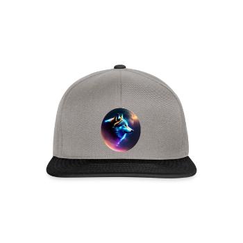 wolf - Snapback Cap - graphite/black - Front