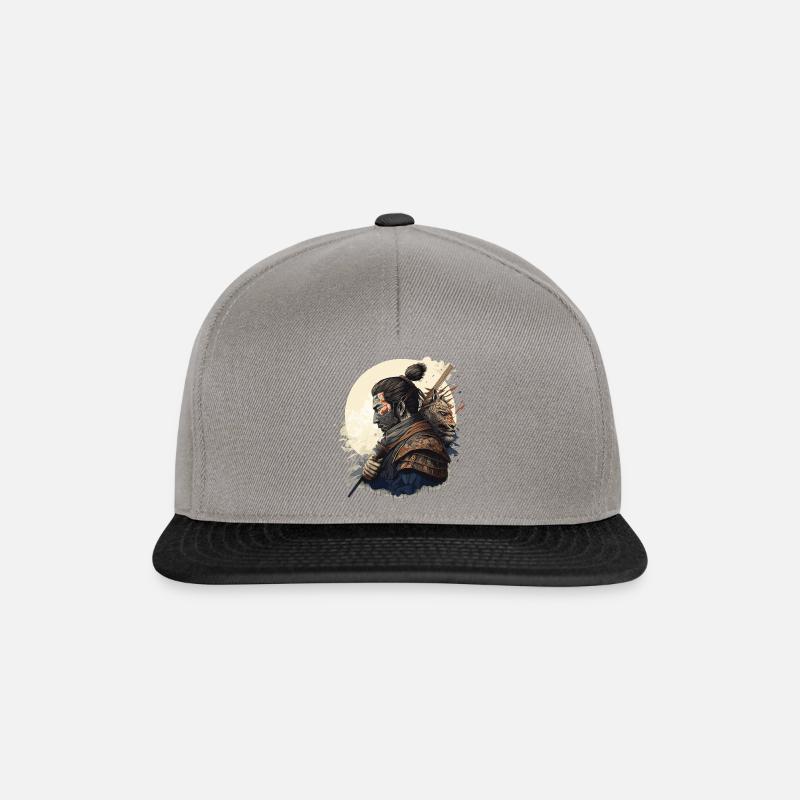 Traditional Samurai - Snapback Cap - graphite/black