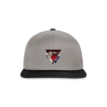 Dino - Snapback Cap - graphite/black - Front