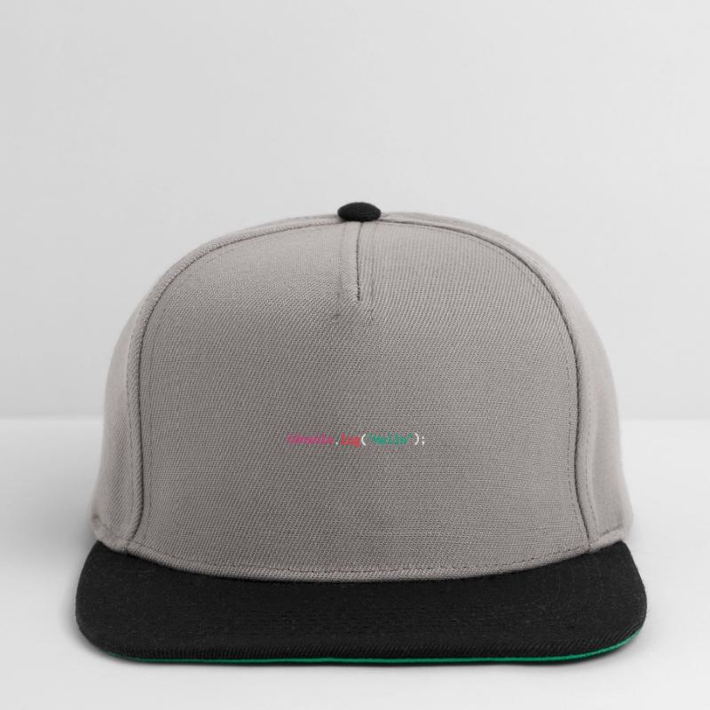Developer javascript web humor funny Snapback Cap