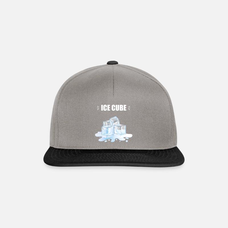 Glaçon glacé - Casquette snapback - gris graphite/noir