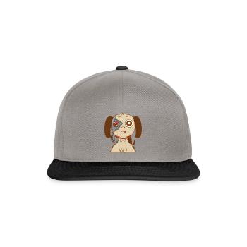 Dorg Welpe - Trekkies - Geschenkidee - Snapback Cap - Graphit/Schwarz - Vorne