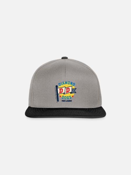 Ted Lasso Diamond Dogs Flagge - Snapback Cap - Graphit/Schwarz