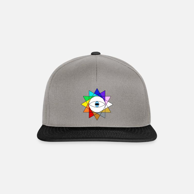 Dodeka Star Third Eye 12 rayons - Casquette snapback - gris graphite/noir