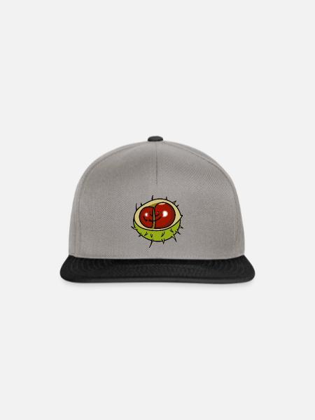 Kastanie Paar Liebe - Snapback Cap - Graphit/Schwarz
