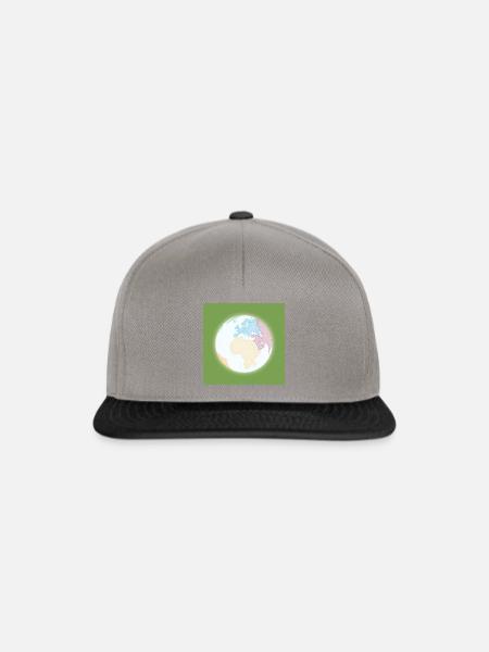 earth - Snapback Cap - Graphit/Schwarz