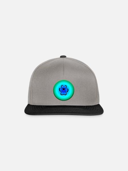Hundepfote - Snapback Cap - Graphit/Schwarz