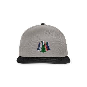 Christmas Tree - Snapback Cap - graphite/black - Front