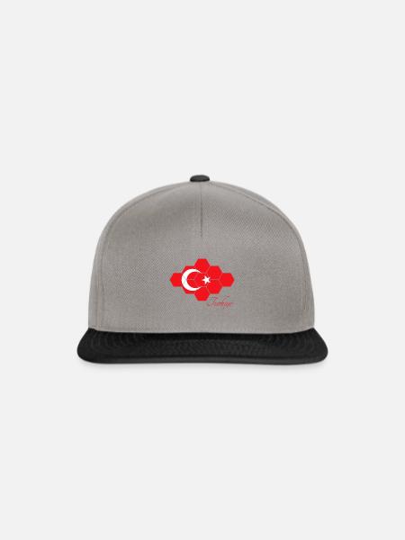 Turkiye - Snapback Cap - Graphit/Schwarz