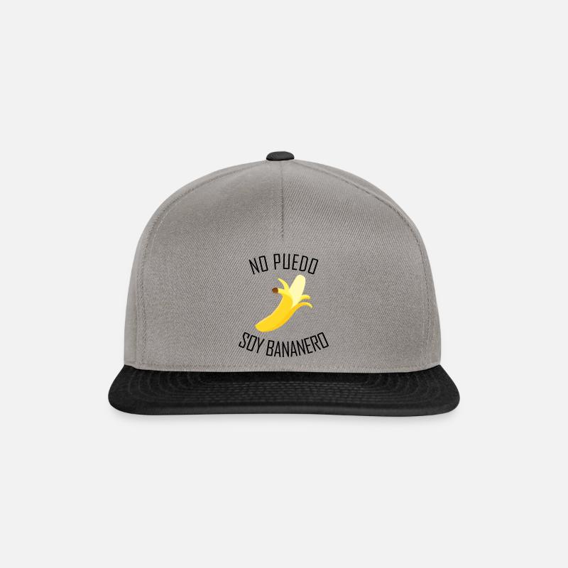 J'peux pas j'ai Banane - Version Espagnol - Casquette snapback - gris graphite/noir