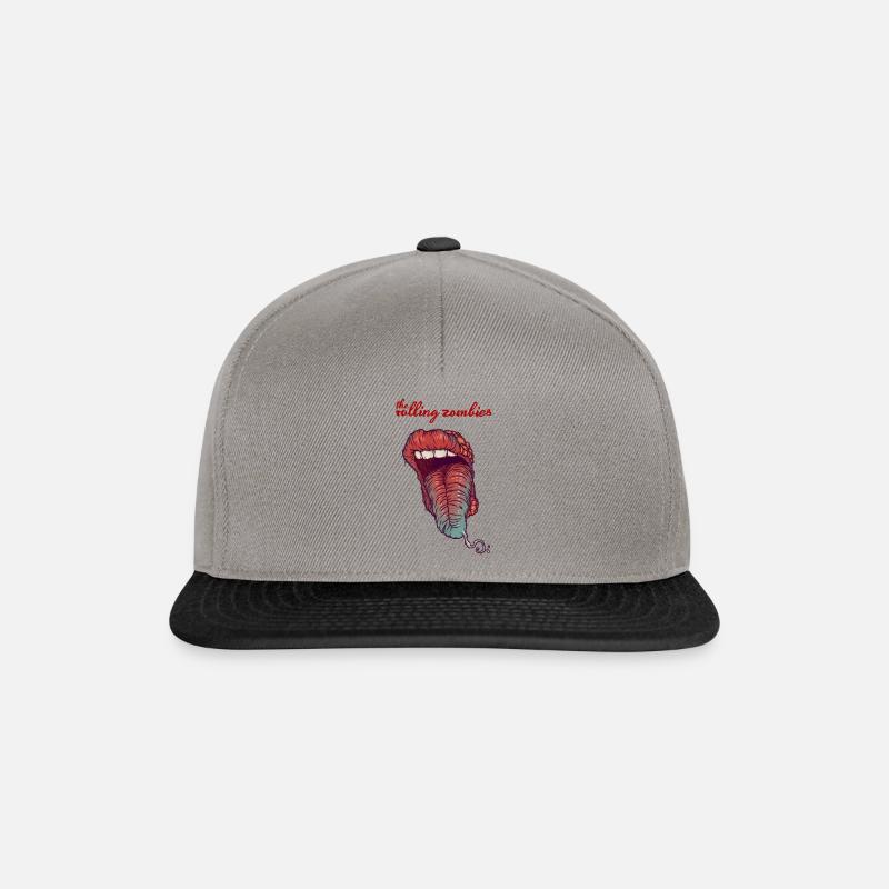 THE ROLLING ZOMBIES - Snapback Cap - graphite/black