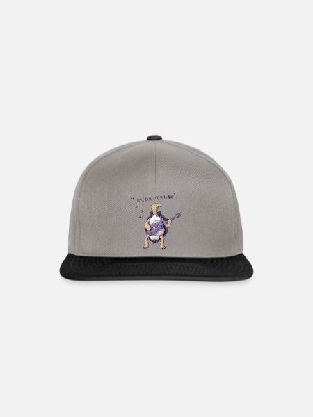 Turtle rain - Snapback Cap - Graphit/Schwarz