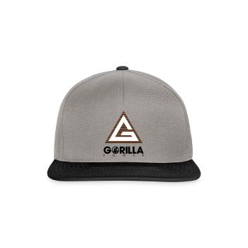 G wie Gorilla Power - Snapback Cap - Graphit/Schwarz - Vorne