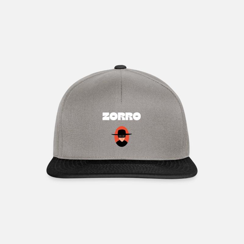 Zorro - Snapback Cap - graphite/black