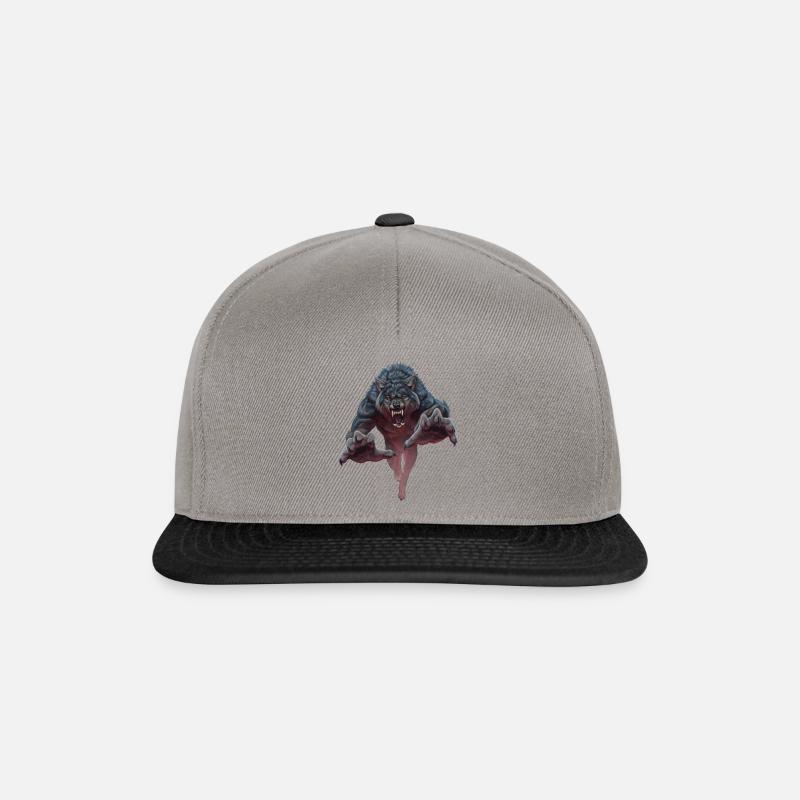 werewolf - Snapback Cap - graphite/black