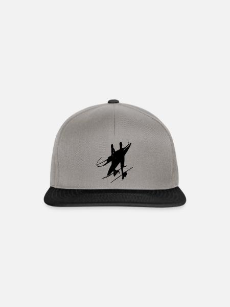 Surf together - Snapback Cap - Graphit/Schwarz