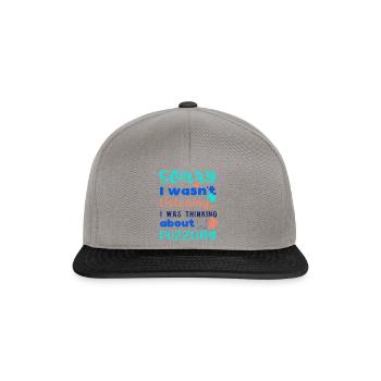 Hobby Puzzler Funny Quote Jigsaw Puzzling - Snapback Cap - graphite/black - Front