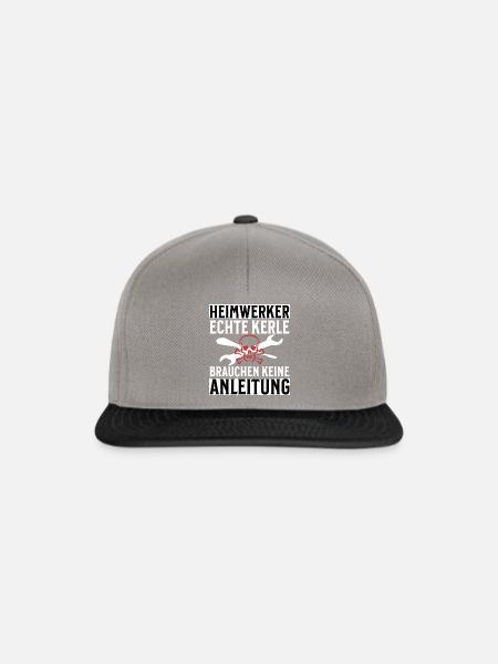 Heimwerker Brauchen keine Anleitung - Snapback Cap - Graphit/Schwarz