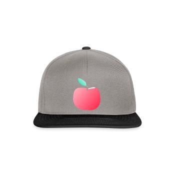 Apple - Snapback Cap - graphite/black - Front