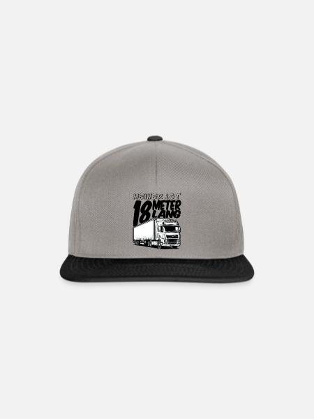 LKW 18 Meter - Snapback Cap - Graphit/Schwarz