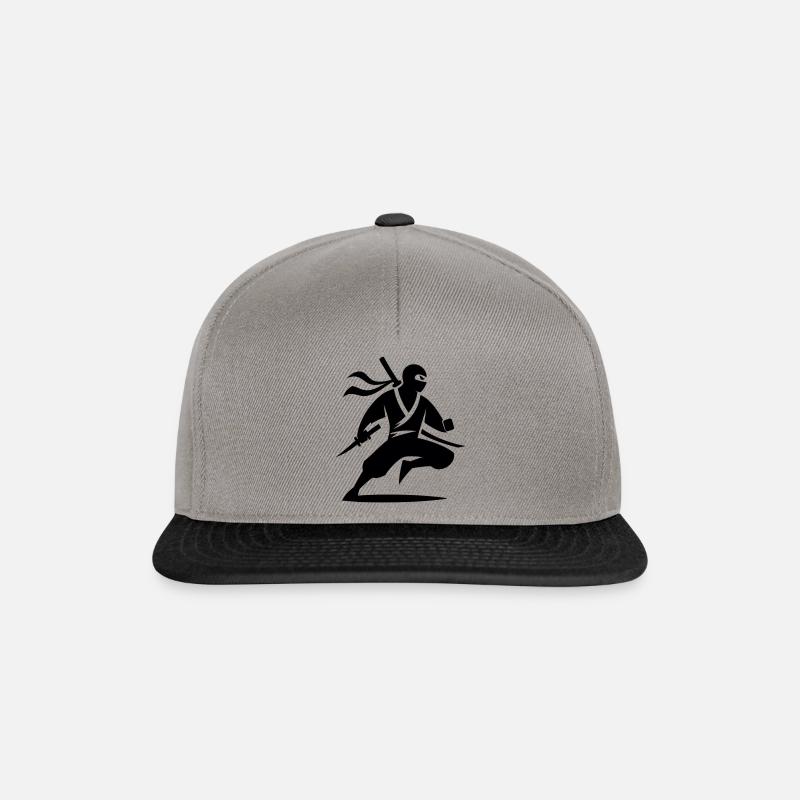 Ninja - Snapback Cap - graphite/black