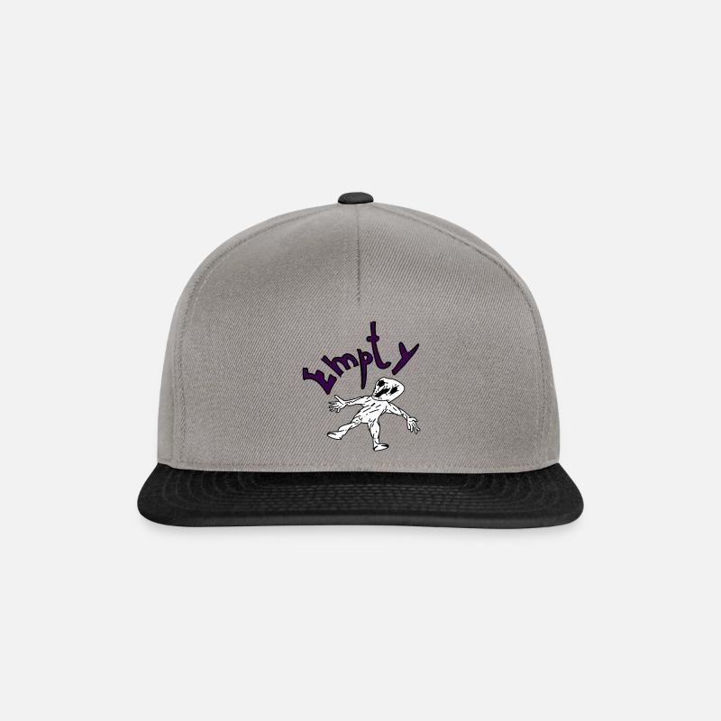 Empty - Snapback Cap - Graphit/Schwarz